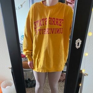XL yellow Champion FSU crew neck